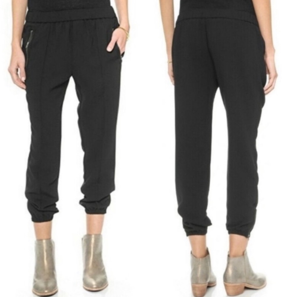 Joie Charlet C black joggers size S